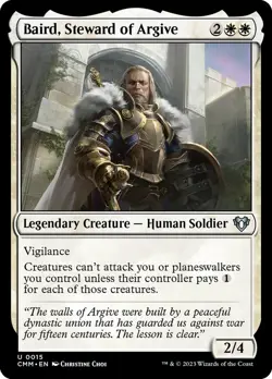 MTG Baird, Steward of Argive ** Commander Masters ** English - Image 1