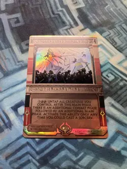 Foil Aggravated Assault NM Unplayed Masterpiece Series: Amonkhet Invocations - Image 2
