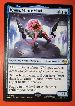 MTG, KRANG MASTER MIND, 0043, RARE, NM, TMT, REGULAR FINISH - Image 1
