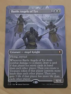 Battle Angels of Tyr - Commander: Baldur's Gate - MTG Borderless NM - Image 1