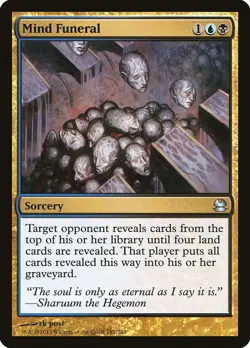 MTG Mind Funeral ** Modern Masters ** English - Image 1