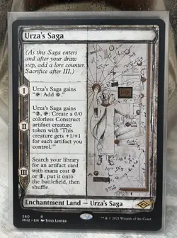 Urza's Saga Modern Horizons 2 Enchantment Land Rare Regular 2021 MTG NM - Image 1