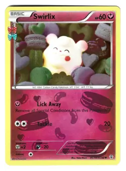 Swirlix RC19/RC32 Reverse Holo Generations 20th English Pokemon Card Yuka Morii - Image 1