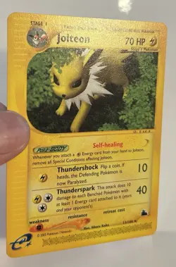Jolteon - 13/144 - Pokemon Skyridge Non-Holo Card LP - Image 2