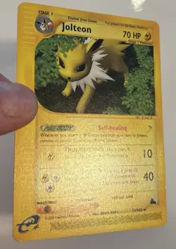 Jolteon - 13/144 - Pokemon Skyridge Non-Holo Card LP - Image 3
