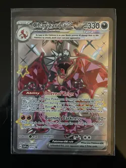 Pokemon Charizard ex Sv: Scarlet & Violet Promo 074 Tera Holo English - Image 1