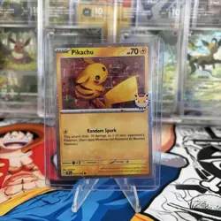 Pikachu (Pokemon Day 2026) 051/162 with a swirl 🌀 With Tiny X - Image 3