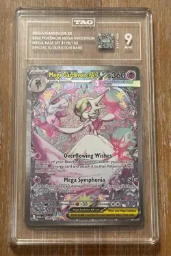 Mega Gardevoir ex Pokemon Mega Evolution Special Illustration Rare 178/132 TAG 9 - Image 1
