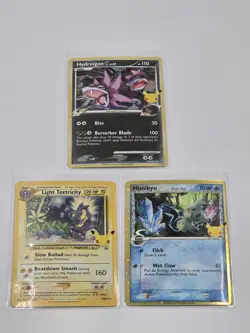 Pokemon Celebrations Promo Set SWSH 136/137/138 Mimikyu Hydreigon Toxtricity - Image 1
