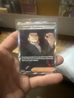 Pokemon TCG Giovanni's Charisma 197/165 Scarlet & Violet 151 English - Image 1