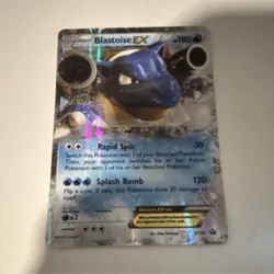 Pokemon Blastoise EX Promo Holo 180 HP XY30 Rapid Spin Splash Bomb XY Card - Image 1