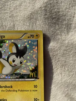 Emolga 6/12 Holo Promo McDonald's 2012 Pokemon Card TCG - Image 4