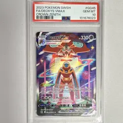 Deoxys VMAX Pokemon TCG Crown Zenith GG45 Ultra Rare Holo PSA 10 - Image 1