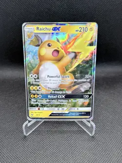 Pokemon: Raichu GX - Shining Legends Full Art Ultra Rare 29/73 - Image 1