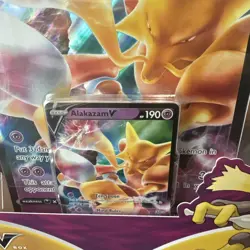 Pokemon TCG: Alakazam V Collection Box New SEALED 4 Booster Packs 820650807480 - Image 5