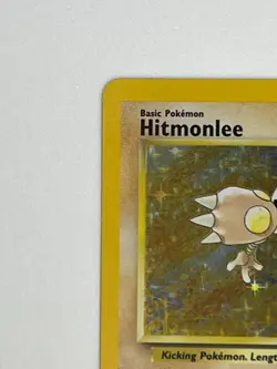 Pokemon TCG Hitmonlee Fossil 7/62 Holo Unlimited Holo Rare - Image 2