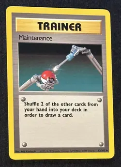 Pokemon TCG Maintenance Base Set 83/102 Regular Unlimited Uncommon - Image 1