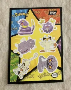 Topps Pokemon Sticker/Puzzle Complete Your Set - Image 2