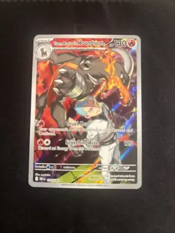 Team Rocket's Houndoom 191/182 Pokemon TCG Destined Rivals Illustration Rare NM - Image 1