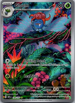 Gloom 198/197 - SV03: Obsidian Flames Illustration Rare Pokemon TCG NM - Image 1