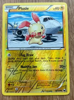Pokemon Plusle Common Dark Explorers 39/108 NM - Image 1