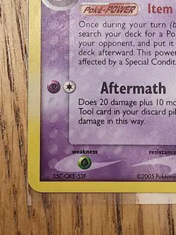 Slowking 14/115 Holo Rare EX Unseen Forces Pokemon TCG LP - Image 5