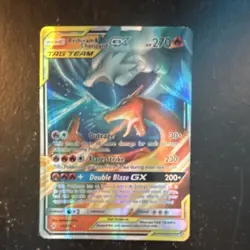 Pokemon Reshiram & Charizard GX TAG TEAM Ultra Rare Holo SM-Unbroken Bonds 20/2… - Image 1