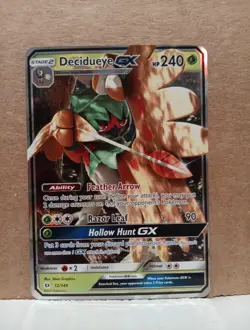 Pokemon TCG Decidueye GX 12/149 Sun & Moon Ultra Rare Base Set NM - Image 1