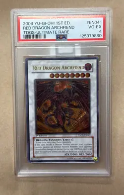 Yu-Gi-Oh Red Dragon Archfiend TDGS-EN041 Ultimate Rare 1st Edition - Image 3