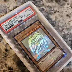 2016 YU-GI-OH! JPN 20AP-20TH ANV PACK 1ST WAVE BLUE-EYES WHITE DRAGON PSA 7 - Image 4