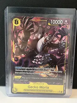 2026 One Piece Gecko Moria The Azure Sea's Seven Foil Alternate Art OP14-104 - Image 3