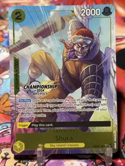 SHURA - One Piece TCG OP05-106 - PROMO R Rare - Championship Series 2024 - Image 1