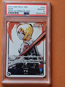 Alternate Art Nami One Piece 2023 Pillars of Strength OP03-040 L Japanese PSA 10 - Image 2