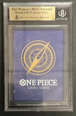 BGS 10 One Piece Monkey.D.Luffy Gold Foil SP OP05-119 Fist of Divine Speed - Image 2