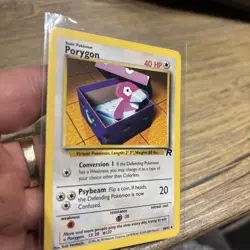 Pokemon Card - Porygon 1st Edition Team Rocket 48/82 Uncommon LP - Image 3
