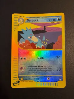Golduck 50a/147 Reverse Holo Aquapolis E-Series Pokemon Card 2002 LP - Image 1