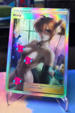 Pokemon (Misty) - Flash - Waifu PTCG DIY ACG Sexy Trading Card Anime - Image 1