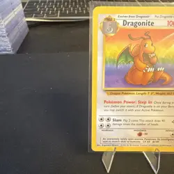 Dragonite 19/62 Fossil Non Holo Regular Rare 1999 Pokemon TCG Card MP - Image 2