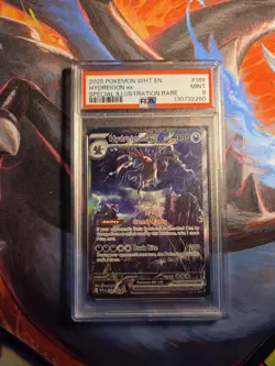 Pokemon TCG Hydreigon EX Sir White Flare Card 169/086 English Edition PSA 9 WOW - Image 1