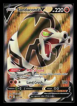 Sandaconda V 175/198 Ultra Rare Chilling Reign Pokemon Card - Image 1
