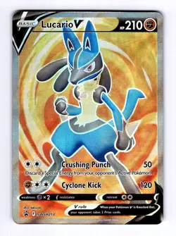 Lucario V - SWSH213 Sword & Shield Promo Cards #SWSH213 Promo Holo NM Pokemon - Image 1