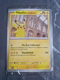Pikachu At The Museum - Jumbo promo MEP en card - NEW in packet - Image 1