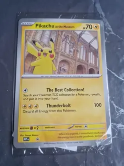 Pikachu At The Museum - Jumbo promo MEP en card - NEW in packet - Image 5