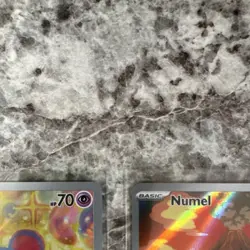 Pokemon TCG Marill 232/217 & Numel 223/217 Holo Cards Set ASC Lot - Image 4