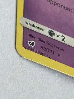 Gengar 38/111 Crimson Invasion 2017 Holo Rare Pokemon Card TCG LP/NM - Image 3