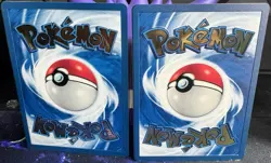 Pokemon TCG Metal Foil Charizard & Pikachu Cards Lot - 2 English Collectibles - Image 2