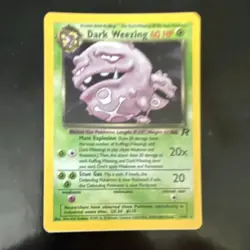 Pokemon Dark Weezing 14/82 Team Rocket Holo Rare English HP60 2000 Wizards Card - Image 1