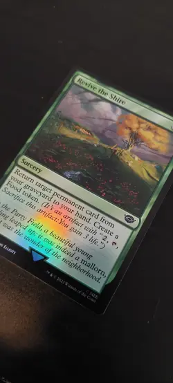 Revive the Shire (0185) Foil Lord of the Rings Magic the Gathering card - Image 1