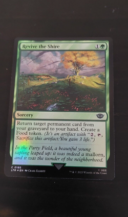 Revive the Shire (0185) Foil Lord of the Rings Magic the Gathering card - Image 2