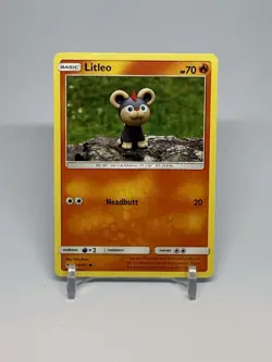 2018 Pokemon Card Forbidden Light Litleo 18/131 - Image 1